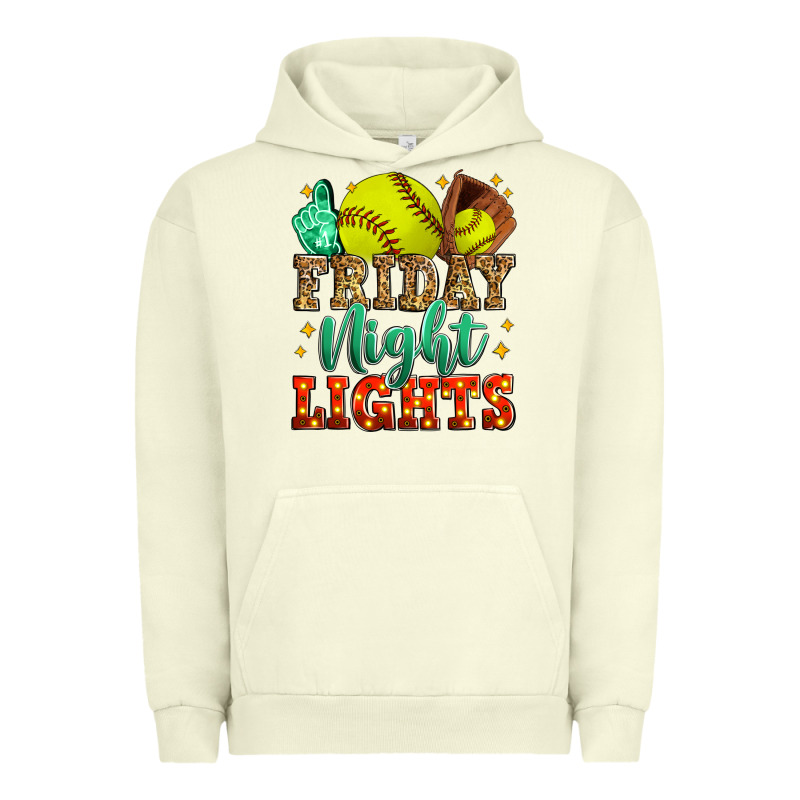 Friday Night Lights Softball Urban Hoodie by Zillion Design Studio | Teevron