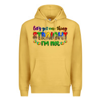 Antique Gold let's get one thing straight i'm not Premium Hoodie - Zillion Design Studio