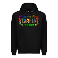 Black let's get one thing straight i'm not Premium Hoodie - Zillion Design Studio
