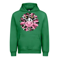 Emerald pink leopard sunflower cow Urban Hoodie - RanaPortraitStore