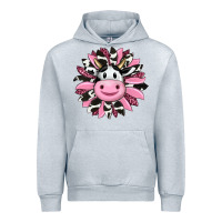 Heather Grey pink leopard sunflower cow Urban Hoodie - RanaPortraitStore