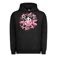 Pigment Black pink leopard sunflower cow Urban Hoodie - RanaPortraitStore