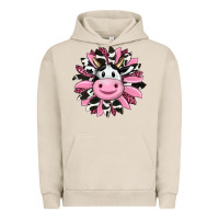 Pigment French Oak pink leopard sunflower cow Urban Hoodie - RanaPortraitStore