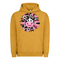 Pigment Peanut Butter pink leopard sunflower cow Urban Hoodie - RanaPortraitStore