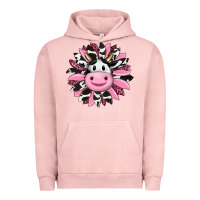 Pigment Salmon pink leopard sunflower cow Urban Hoodie - RanaPortraitStore