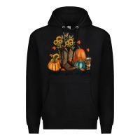 Black pumpkin spice everything Premium Hoodie - RanaPortraitStore