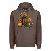 Coffee pumpkin spice everything Premium Hoodie - RanaPortraitStore