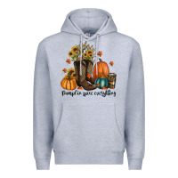 Heather Grey pumpkin spice everything Premium Hoodie - RanaPortraitStore