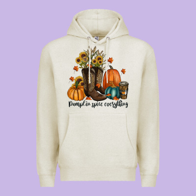 Pumpkin Spice Everything Premium Hoodie Designed By Ranaportraitstore