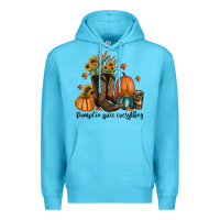 Ocean Blue pumpkin spice everything Premium Hoodie - RanaPortraitStore