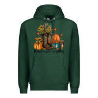 Sports Green pumpkin spice everything Premium Hoodie - RanaPortraitStore