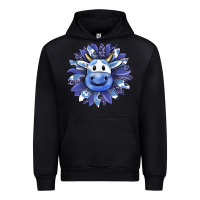 Black blueberry milkshake cow sunflower Urban Hoodie - RanaPortraitStore