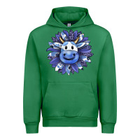 Emerald blueberry milkshake cow sunflower Urban Hoodie - RanaPortraitStore