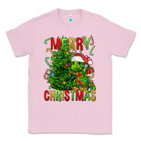 Bubblegum Pink merry christmas dragon Classic Tee - FaDigitalArtStudio