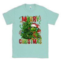 Seafoam merry christmas dragon Classic Tee - FaDigitalArtStudio