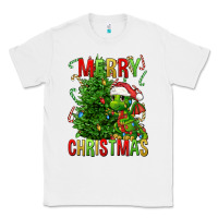 White merry christmas dragon Classic Tee - FaDigitalArtStudio