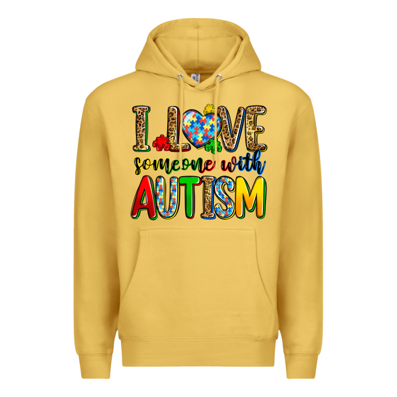 I Love Someone With Autism Premium Hoodie by Zillion Design Studio | Teevron