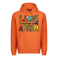 Carrot i love someone with autism Premium Hoodie - Zillion Design Studio