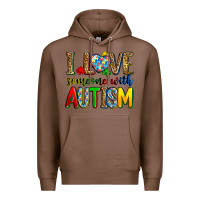 Chestnut i love someone with autism Premium Hoodie - Zillion Design Studio