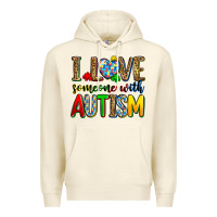 Sandshell i love someone with autism Premium Hoodie - Zillion Design Studio