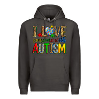 Smoke i love someone with autism Premium Hoodie - Zillion Design Studio