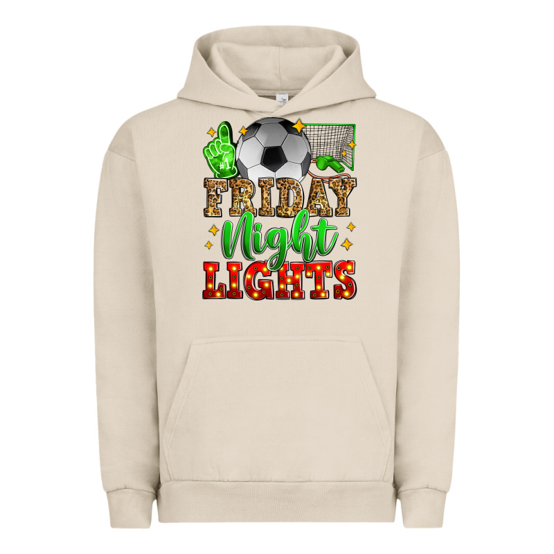 Friday Night Lights Soccer Urban Hoodie by Zillion Design Studio | Teevron