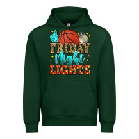 Forest Green friday night lights basketball Urban Hoodie - Zillion Design Studio