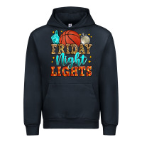 Navy friday night lights basketball Urban Hoodie - Zillion Design Studio