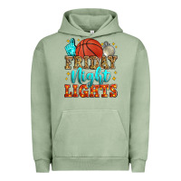 Pigment Oil Green friday night lights basketball Urban Hoodie - Zillion Design Studio