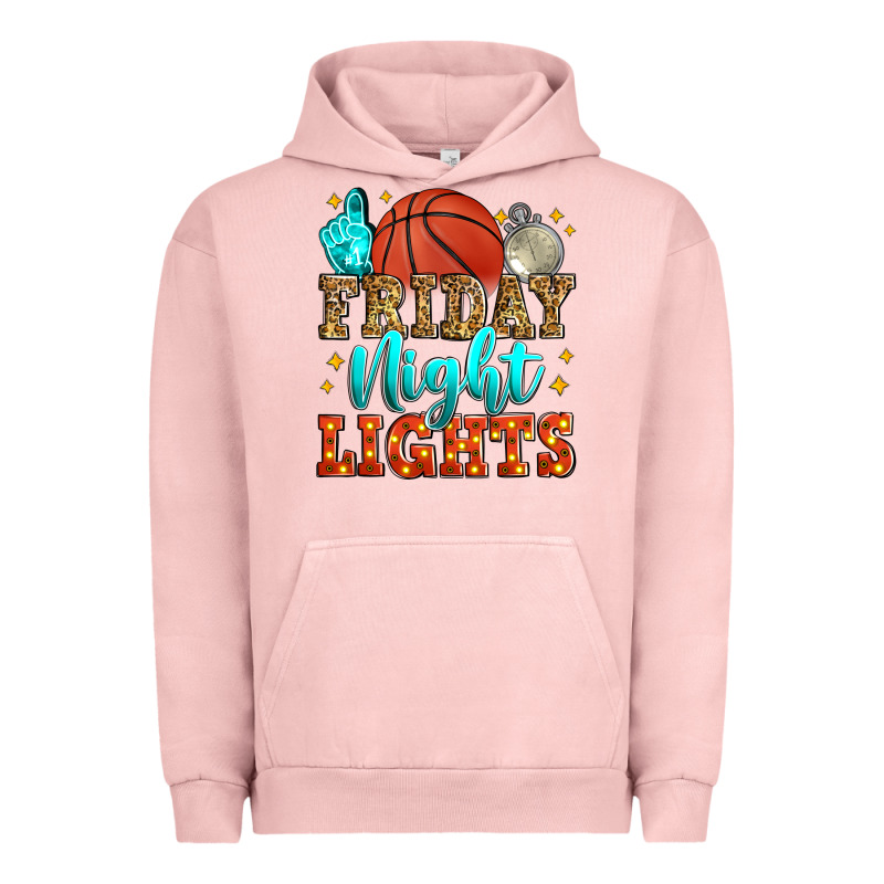 Friday Night Lights Basketball Urban Hoodie by Zillion Design Studio | Teevron