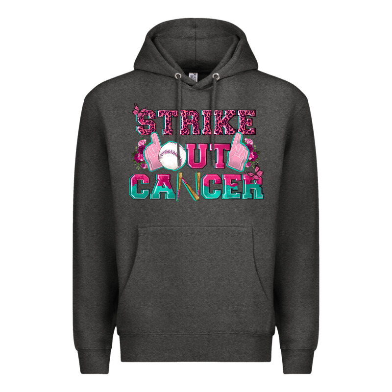 Strike Out Cancer Baseball Premium Hoodie by texasbilliewilder | Teevron
