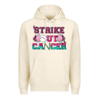 Tofu Strike Out Cancer Baseball Premium Hoodie - texasbilliewilder