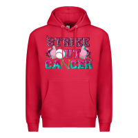 Cardinal Strike Out Cancer Baseball Premium Hoodie - texasbilliewilder