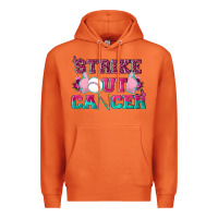 Carrot Strike Out Cancer Baseball Premium Hoodie - texasbilliewilder