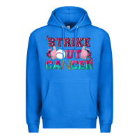 True Royal Strike Out Cancer Baseball Premium Hoodie - texasbilliewilder