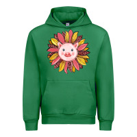Emerald pig sunflower Urban Hoodie - RanaPortraitStore