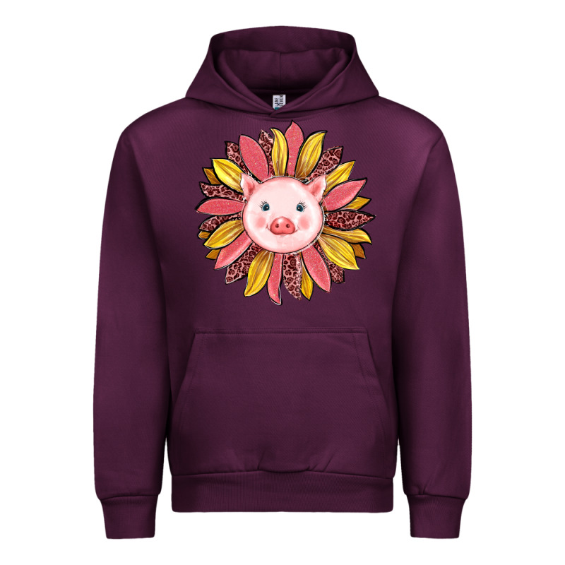 Pig Sunflower Urban Hoodie by RanaPortraitStore | Teevron
