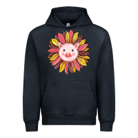 Navy pig sunflower Urban Hoodie - RanaPortraitStore