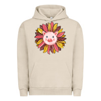 Pigment French Oak pig sunflower Urban Hoodie - RanaPortraitStore