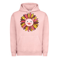 Pigment Salmon pig sunflower Urban Hoodie - RanaPortraitStore