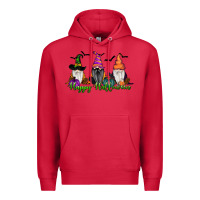 Cardinal happy halloween gnome pumpkin Premium Hoodie - RanaPortraitStore