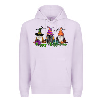 Lilac happy halloween gnome pumpkin Premium Hoodie - RanaPortraitStore