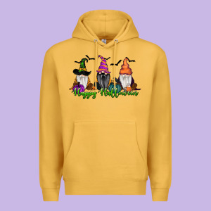 Happy Halloween Gnome Pumpkin Premium Hoodie Designed By Ranaportraitstore
