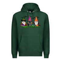 Sports Green happy halloween gnome pumpkin Premium Hoodie - RanaPortraitStore