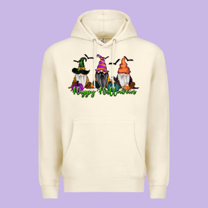 Happy Halloween Gnome Pumpkin Premium Hoodie Designed By Ranaportraitstore