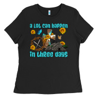 Black easter a lot can happen in three days western sunflowers Ladies Tee - Artiststas