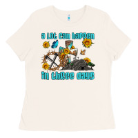 Bone easter a lot can happen in three days western sunflowers Ladies Tee - Artiststas