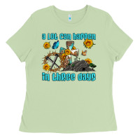 Matcha easter a lot can happen in three days western sunflowers Ladies Tee - Artiststas