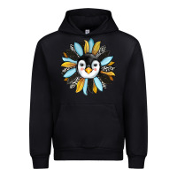 Black penguin sunflower Urban Hoodie - RanaPortraitStore