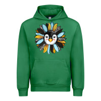 Emerald penguin sunflower Urban Hoodie - RanaPortraitStore